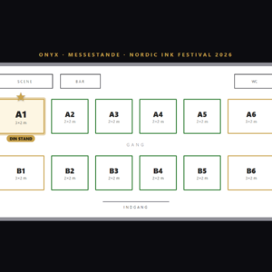 Messestand A1 — Hjørnestand 3×2 m