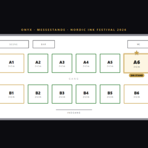 Messestand A6 — Hjørnestand 3×2 m